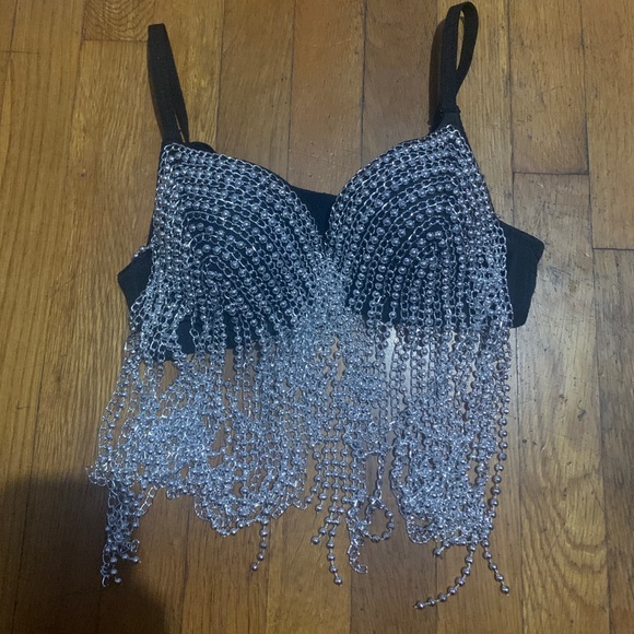 AKIRA Other - Metallica fringe bra Size S